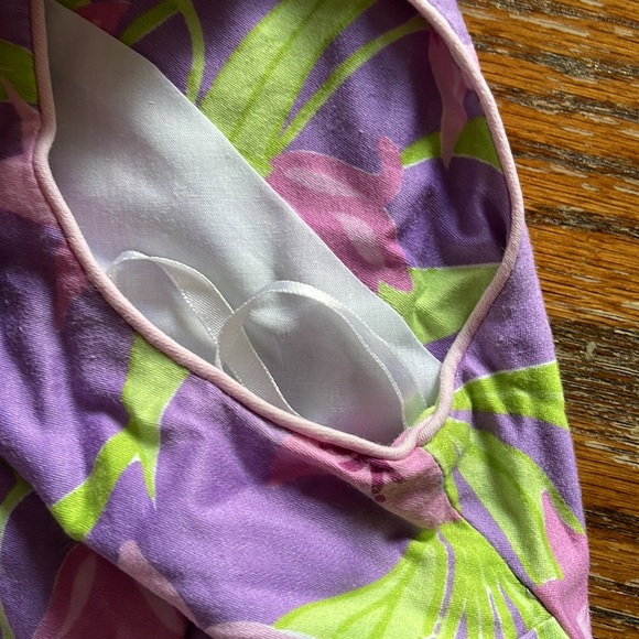 Rare White Tag Lilly Pulitzer Purple flower dress💜 - Picture 3 of 5